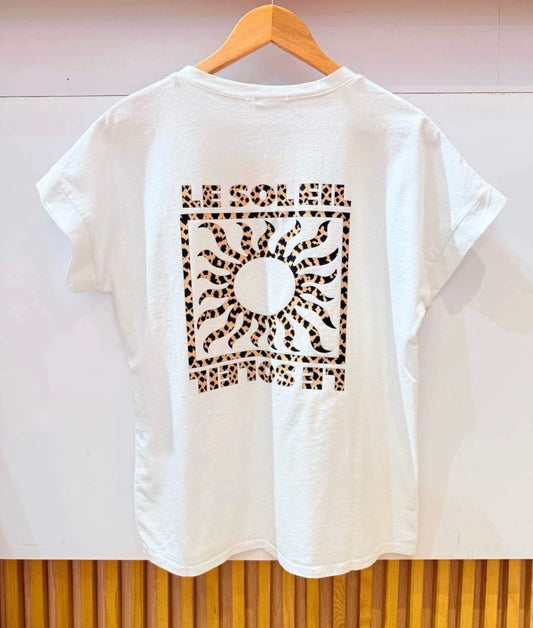 Tee shirt Soleil Léopard