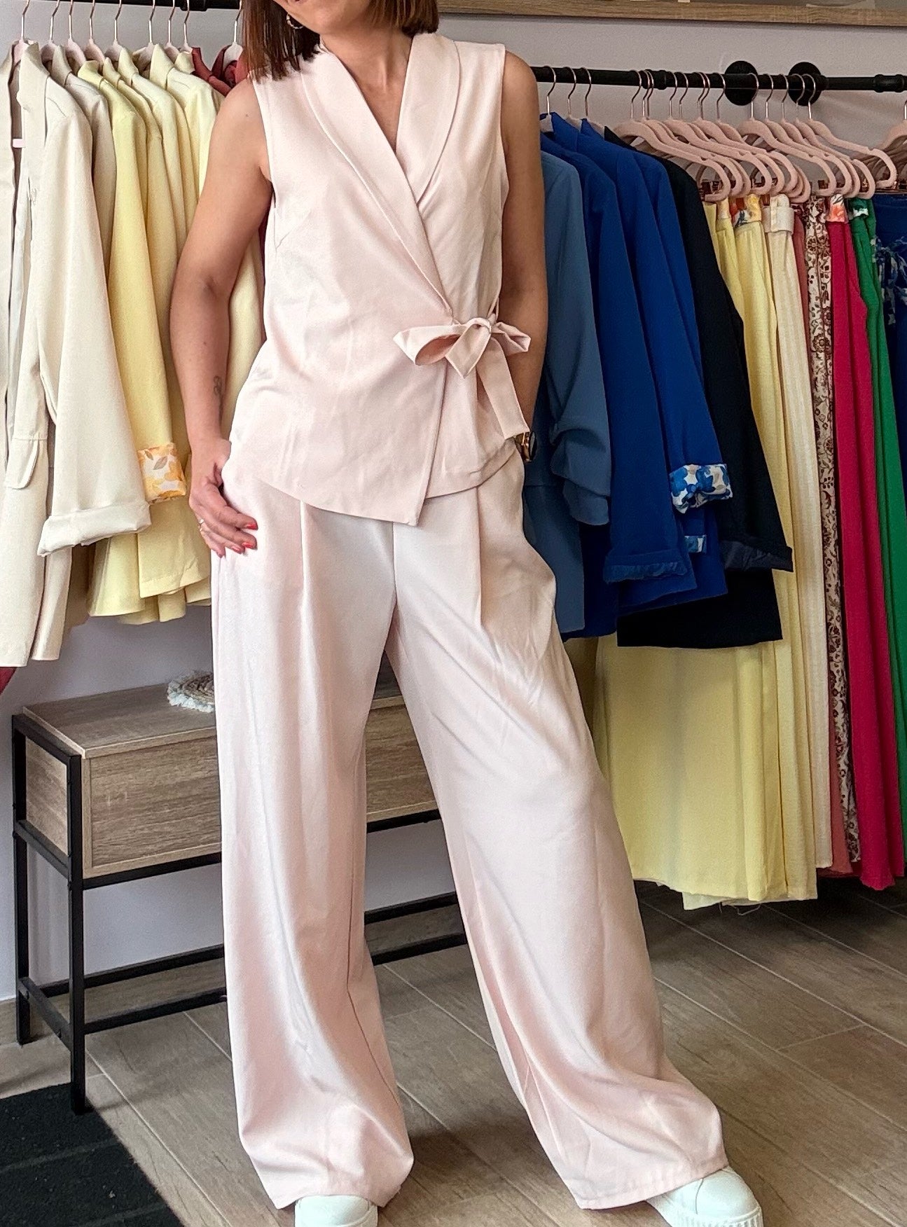 Ensemble Tailleur Rose