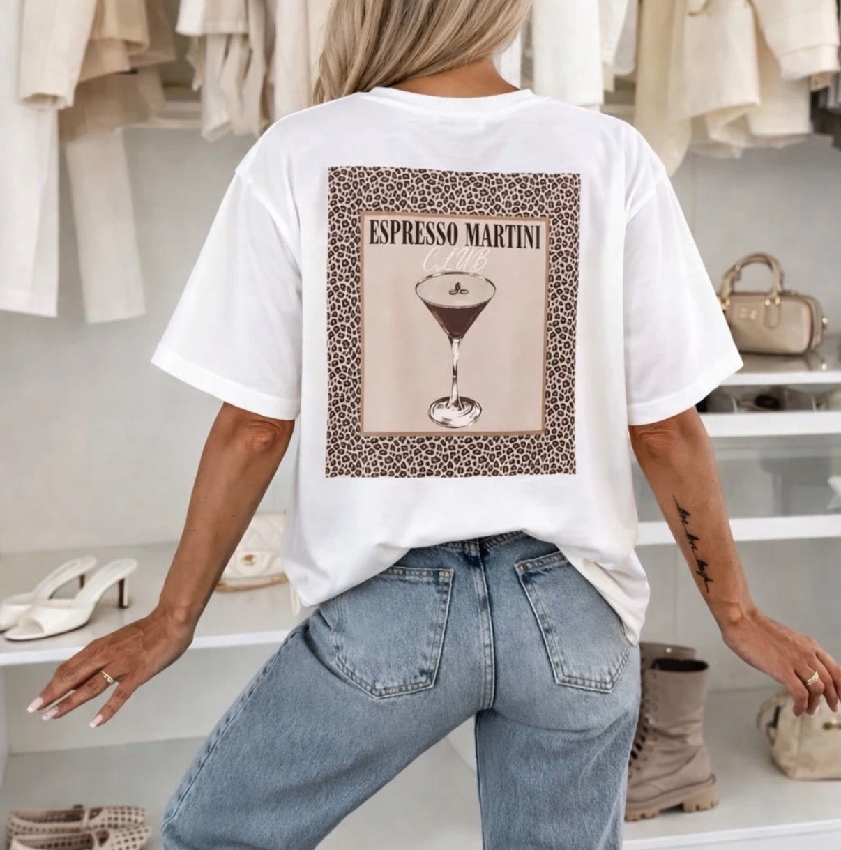 Tee Shirt Martini Léopard