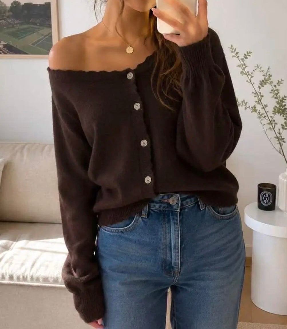 Gilet Feston Marron