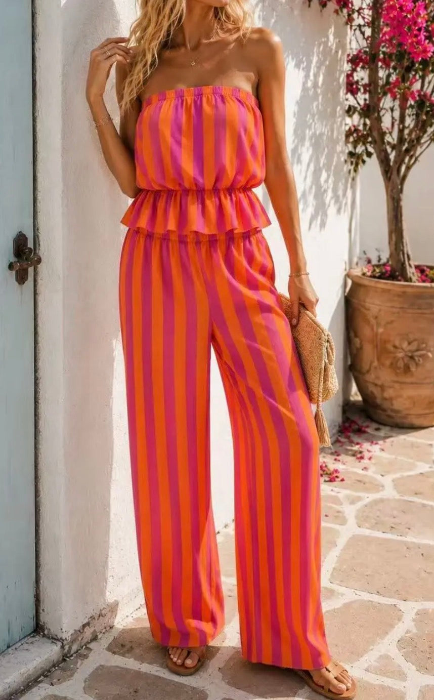 Ensemble Bustier Orange