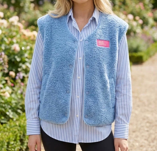 Gilet SM Bleu étiquette