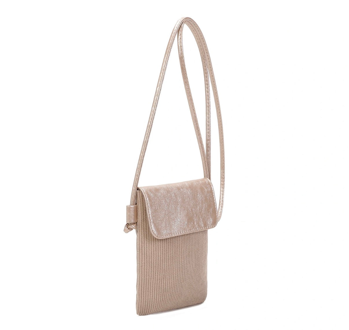 Pochette téléphone Bi Taupe