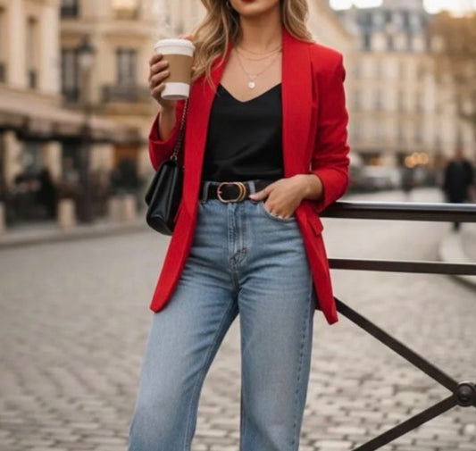 Blazer Rouge