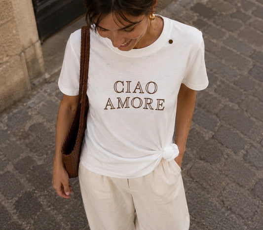 Tee shirt Amore Marron