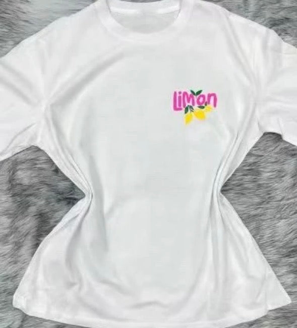 Tee Shirt Limon Rose