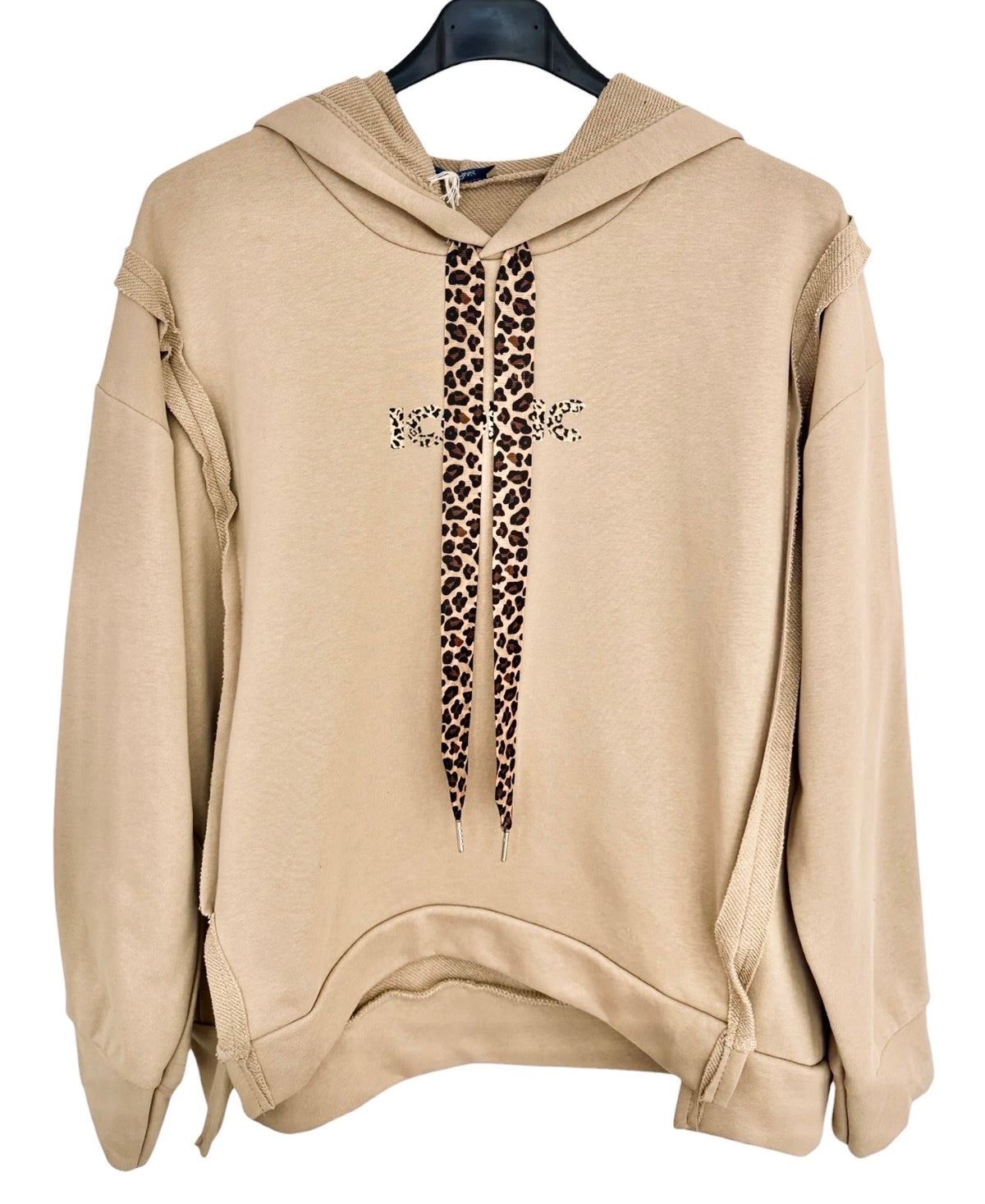 Sweat capuche Iconic Beige