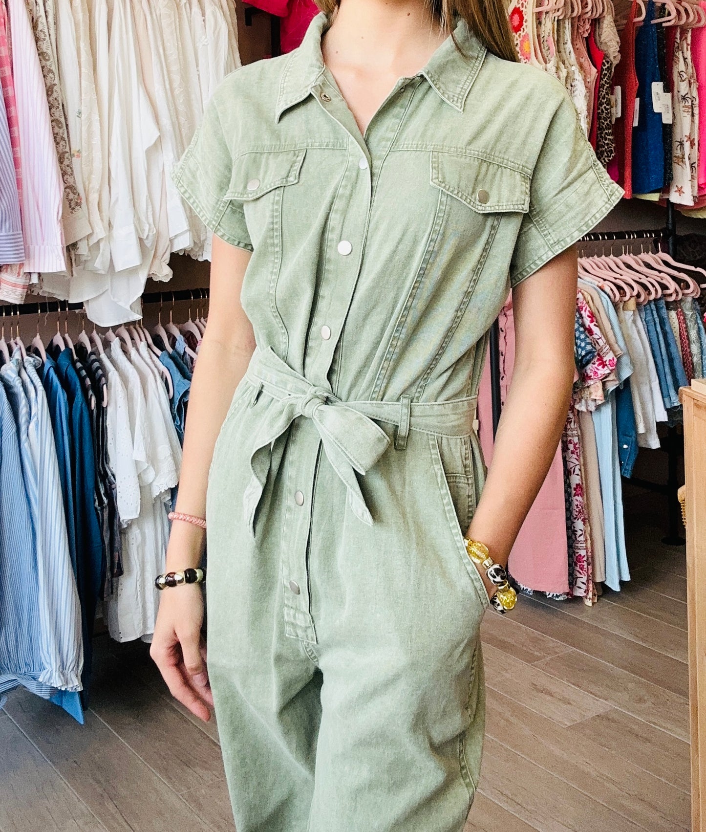 Combi-pantalon Kaki