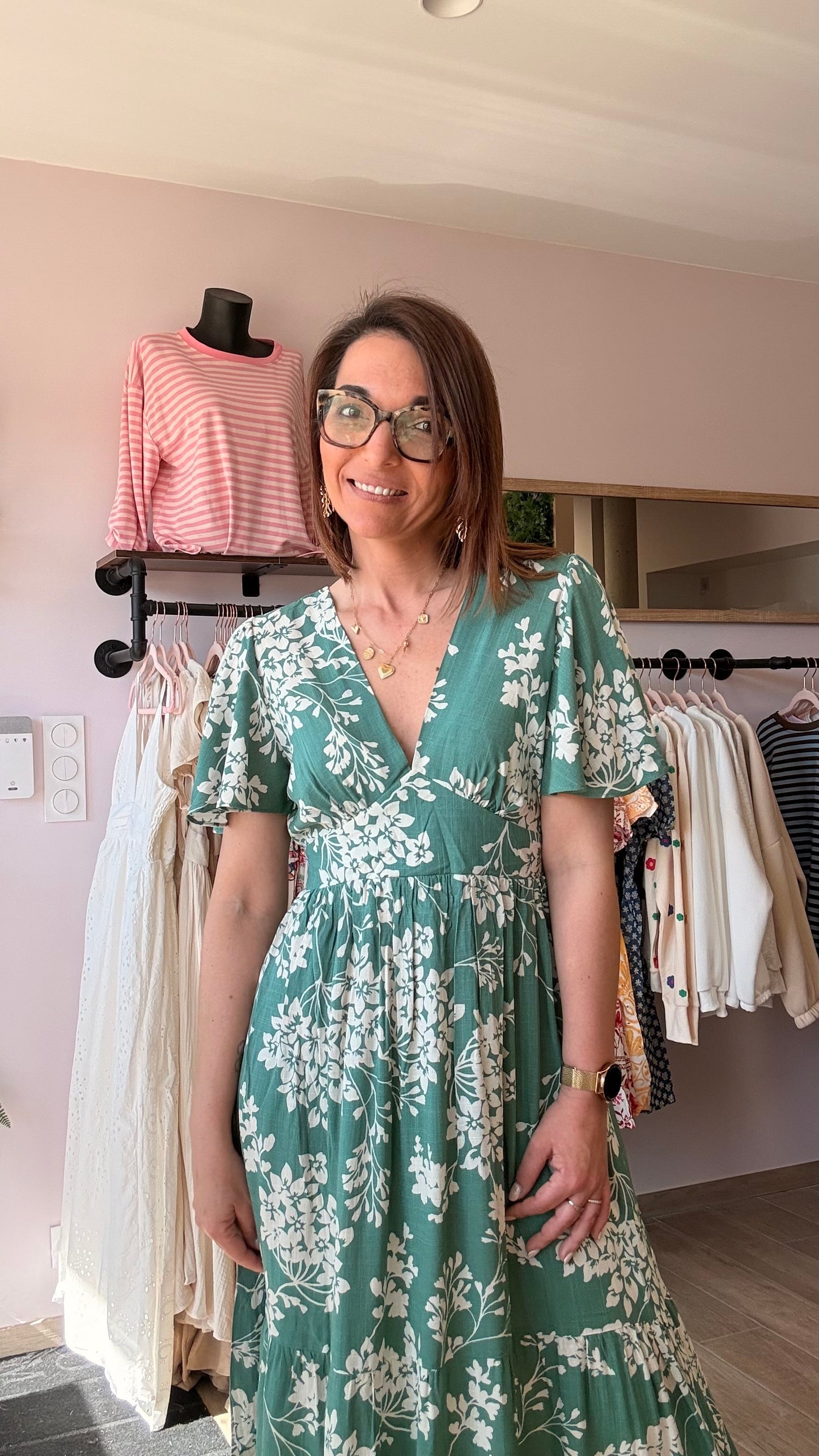 Robe Alia Vert
