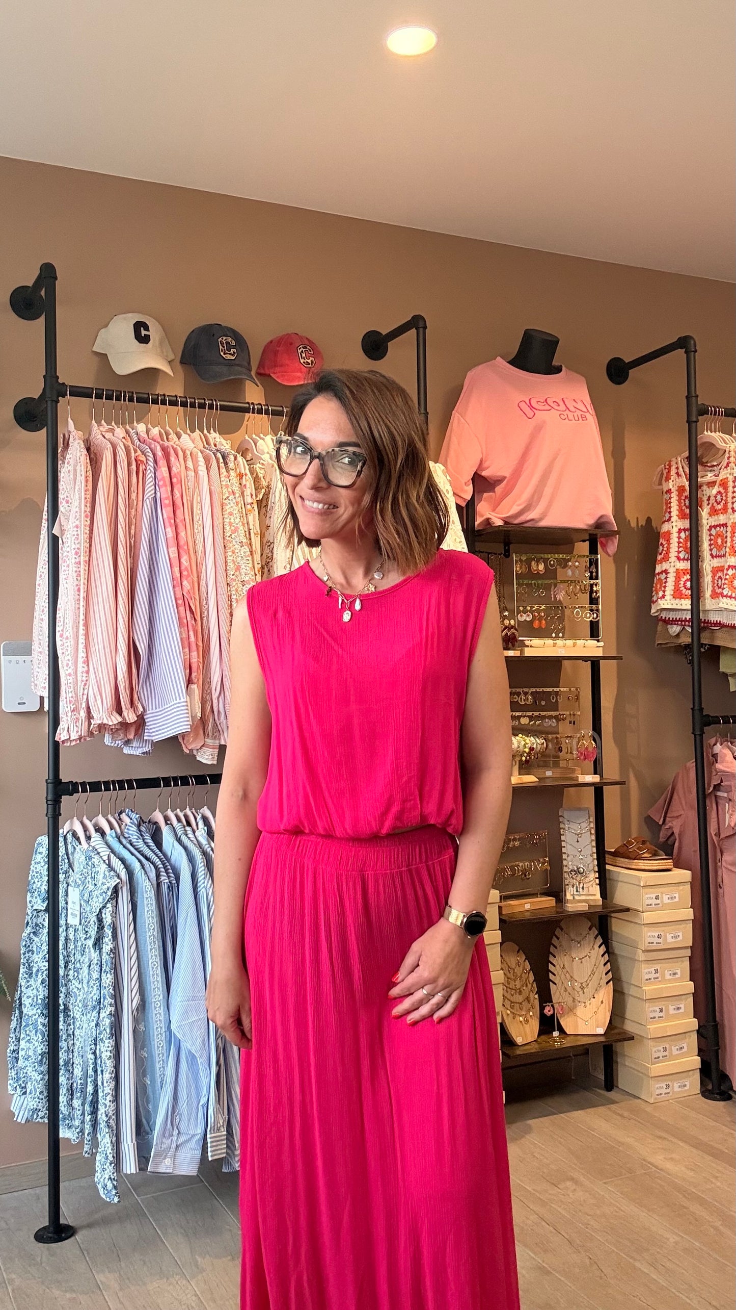 Ensemble Jupe Fushia