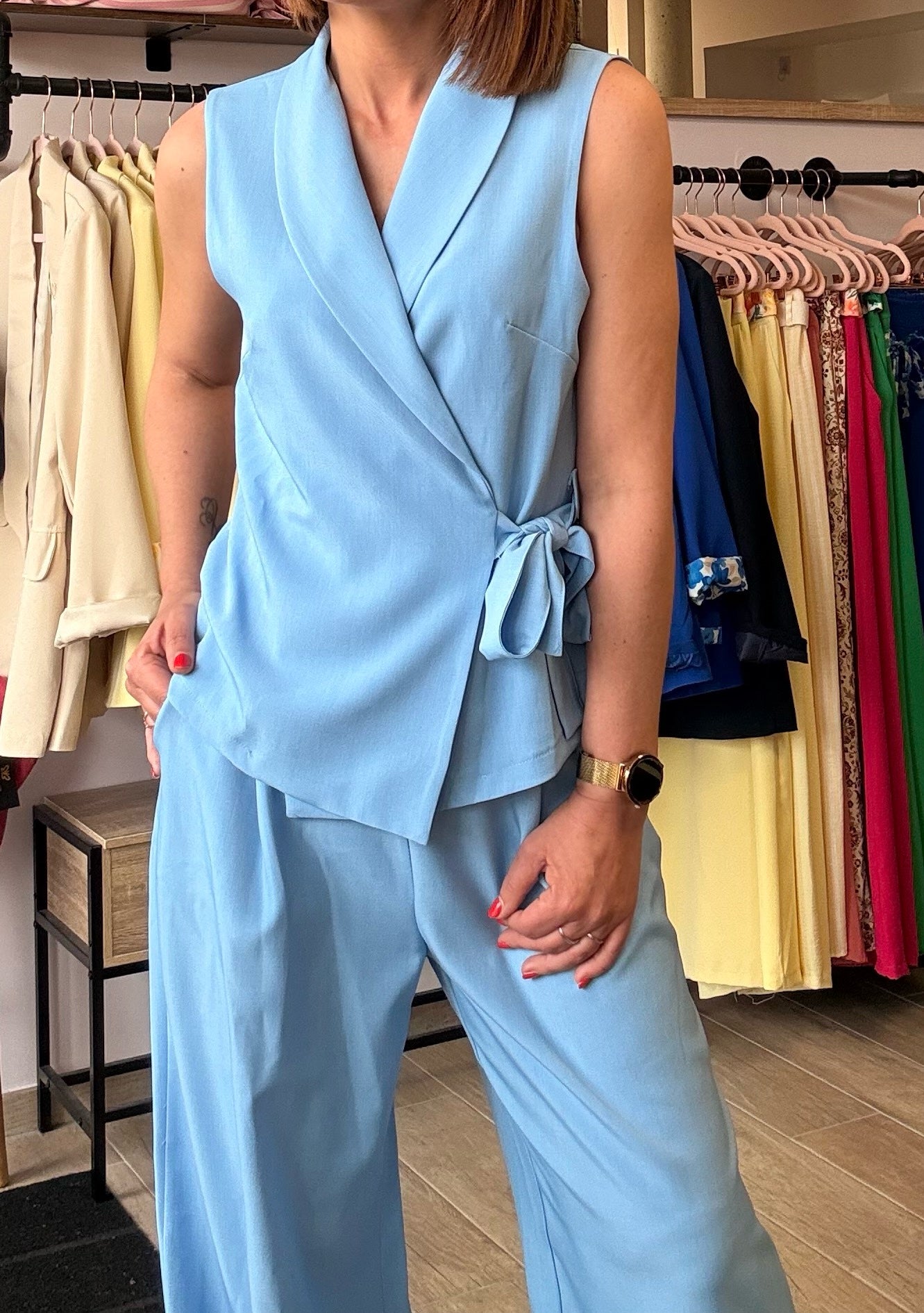 Ensemble Tailleur Bleu