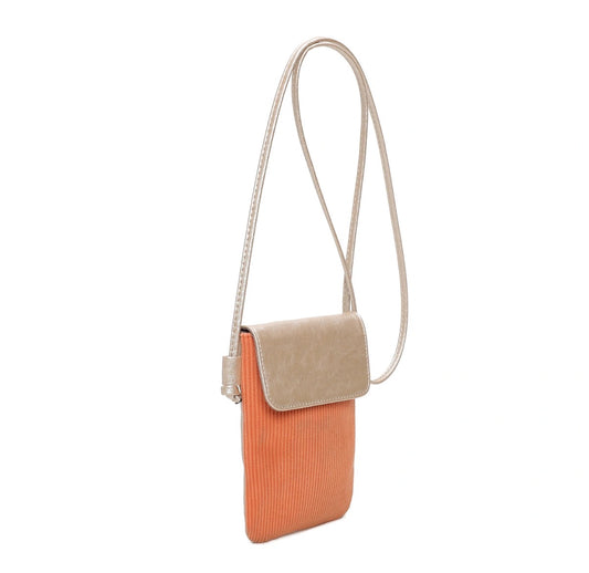 Pochette téléphone Bi Saumon
