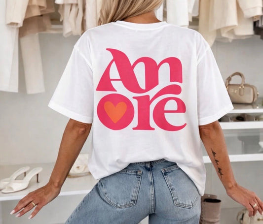 Tee Shirt Amore Rose