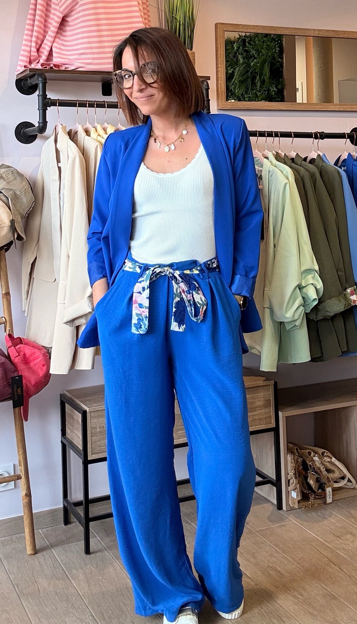 Blazer Bleu roi