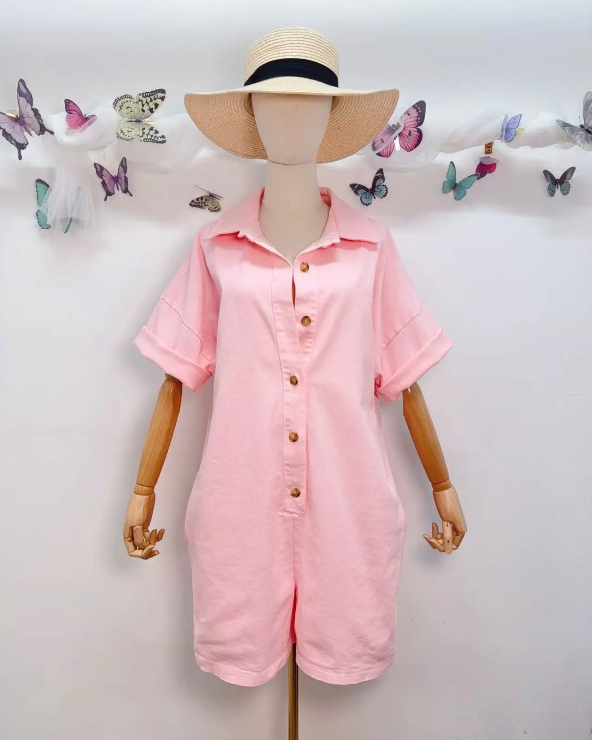 Combi-short Rose