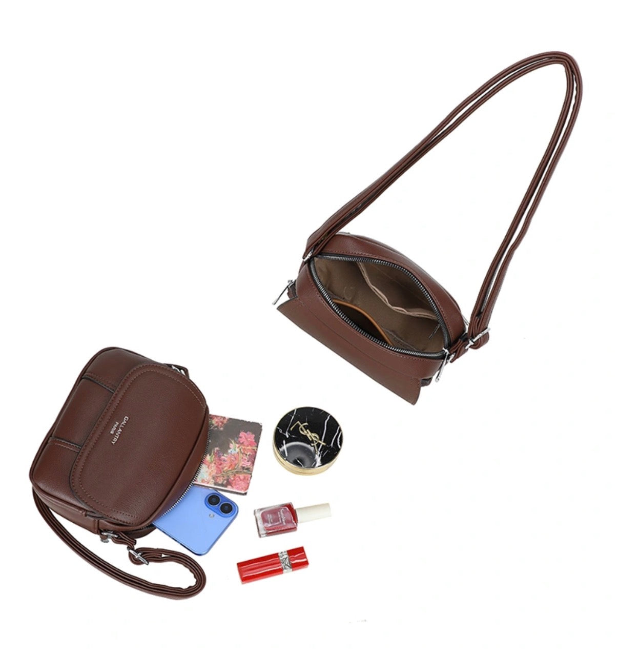 Sac bandoulière Chocolat