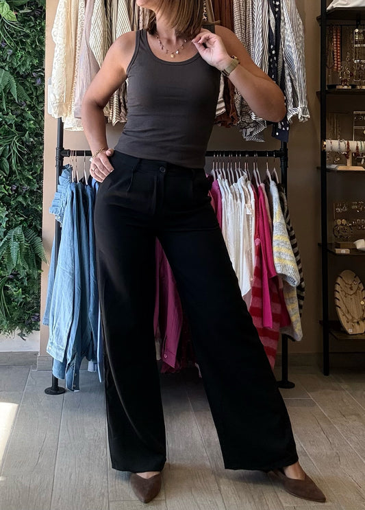 Pantalon Noir Tailleur