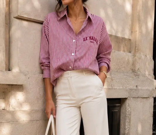 Chemise Le Marais Prune