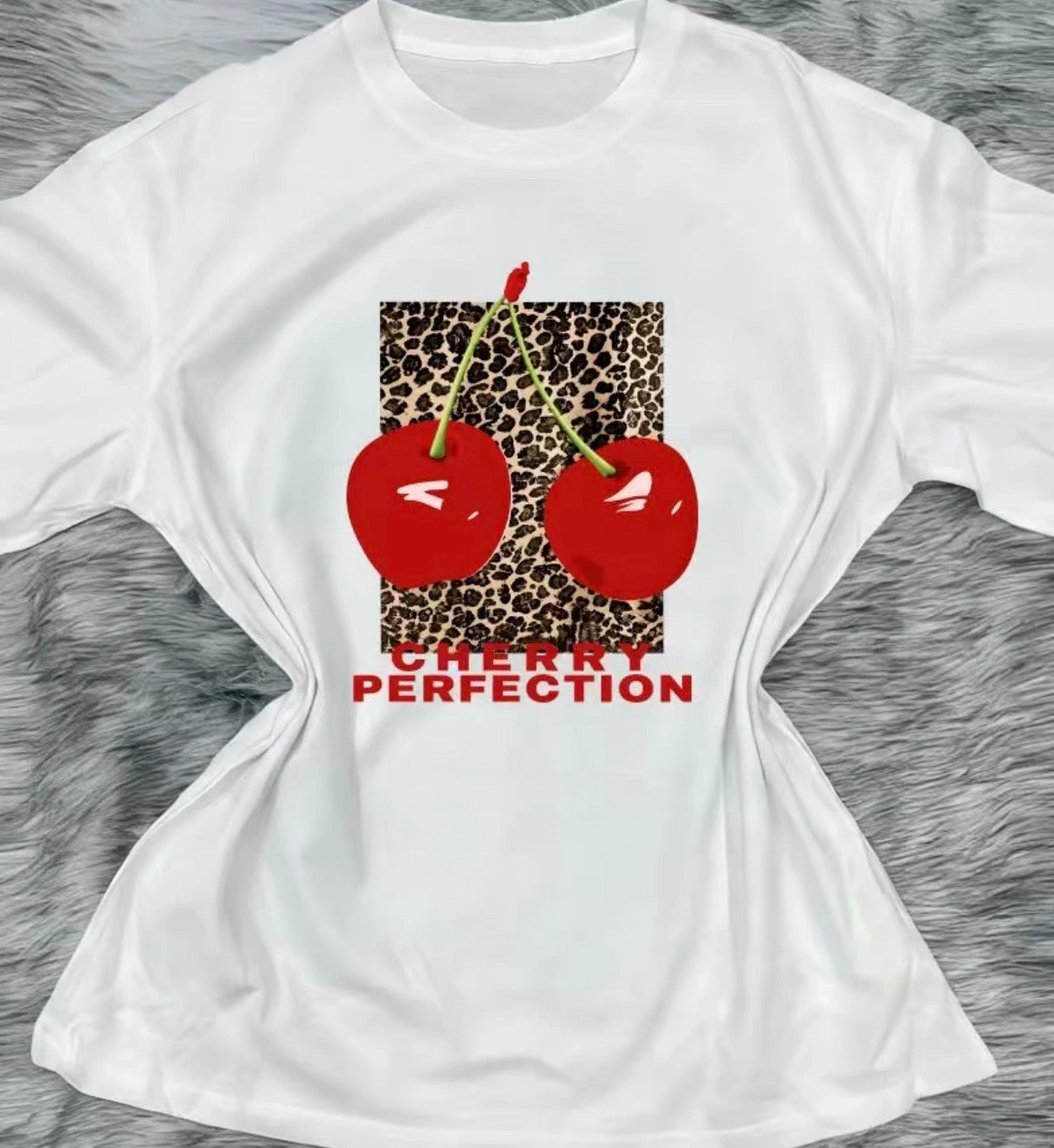Tee Shirt Cerise léopard