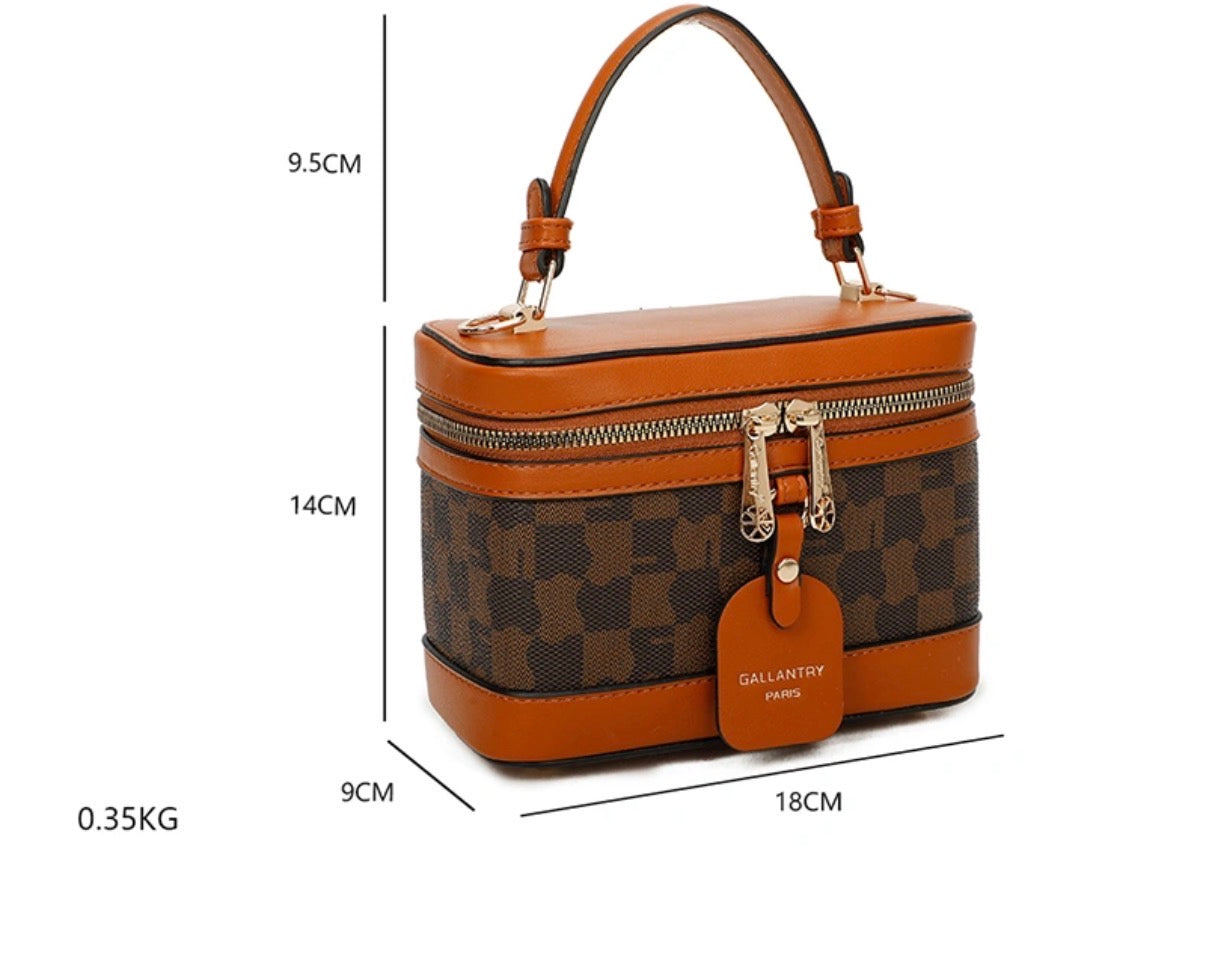 Sac bandoulière damier