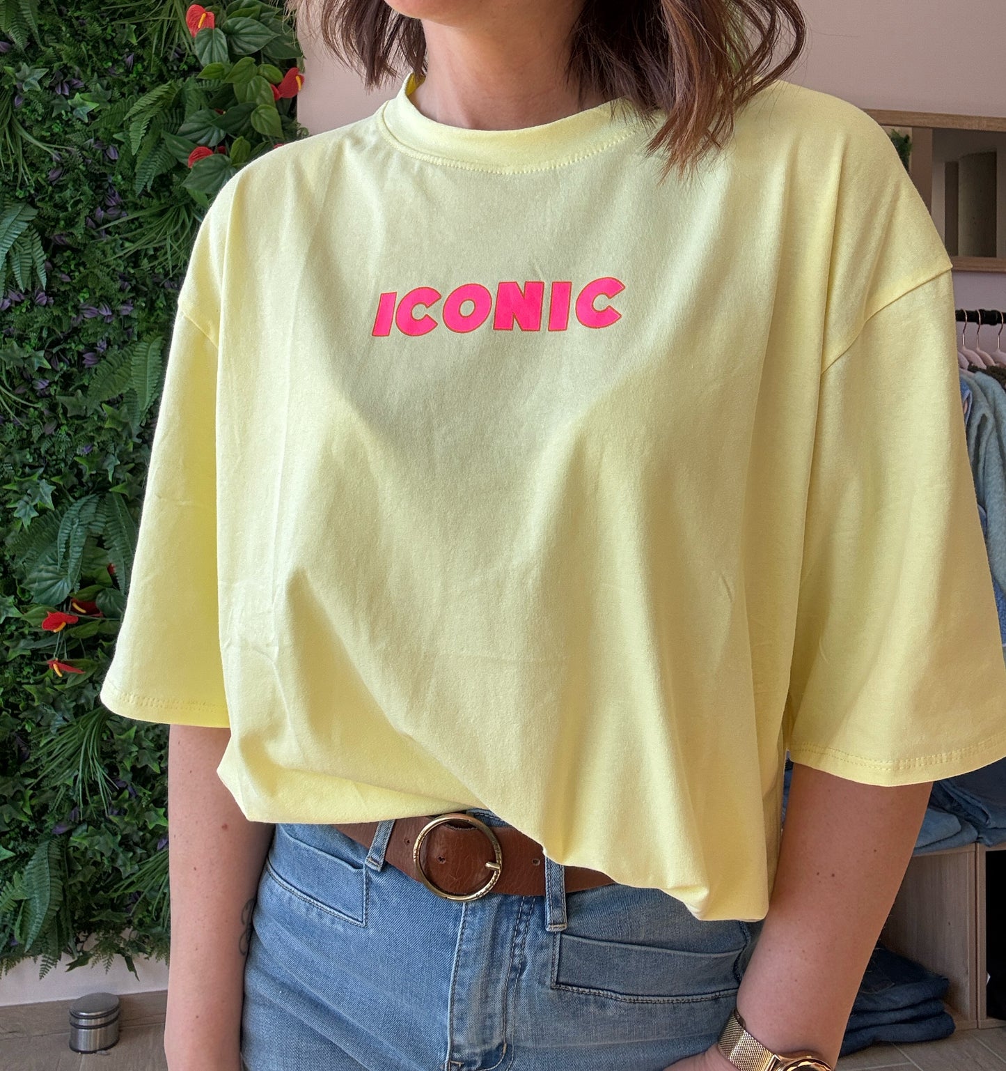 Tee shirt Jaune ICONIC