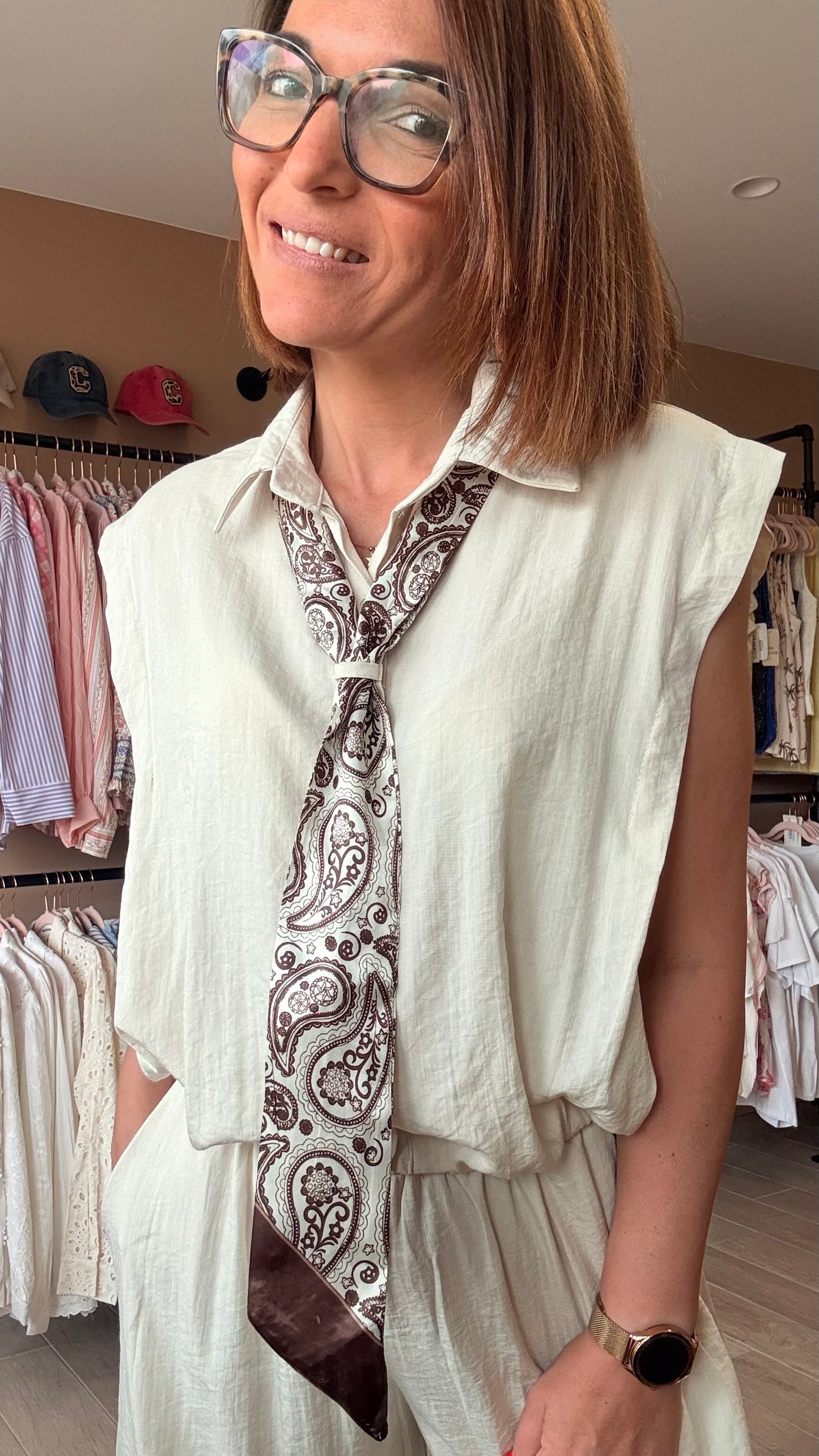 Ensemble Fluide pantalon Beige