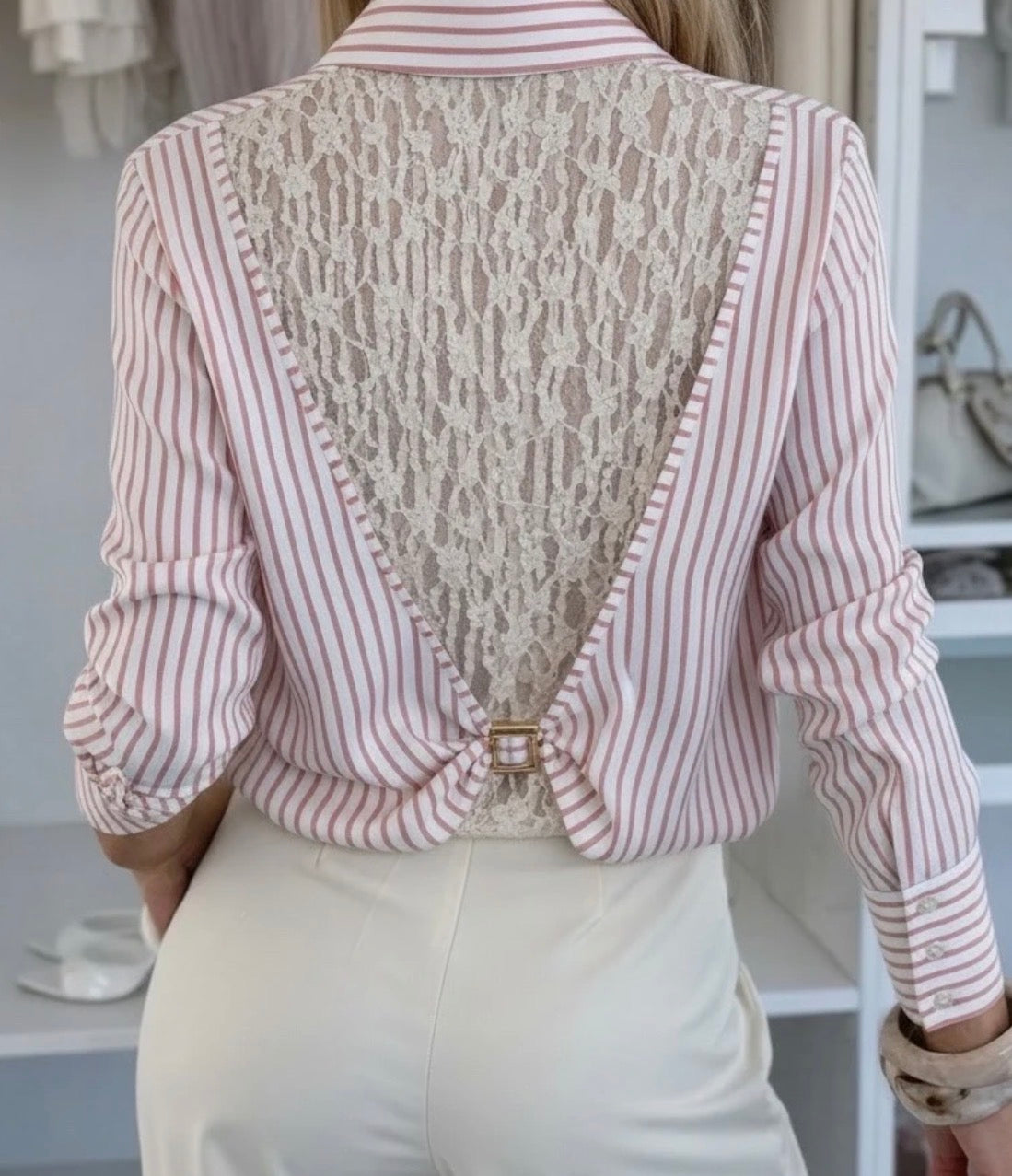 Chemise Dentelle Rose