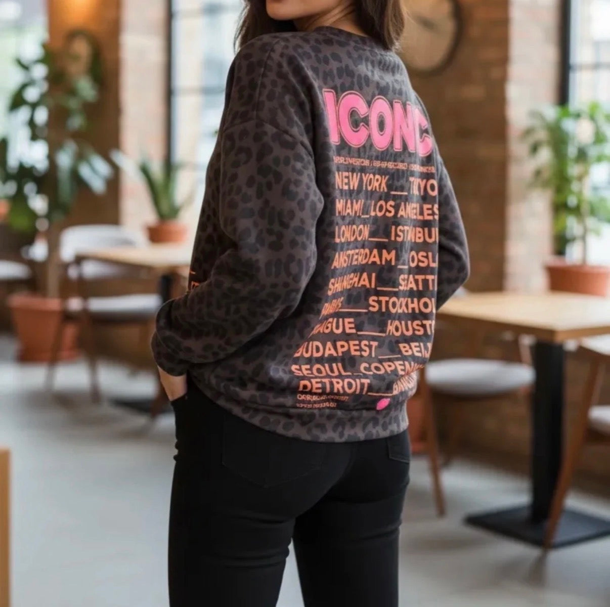 Sweat Léopard ICONIC