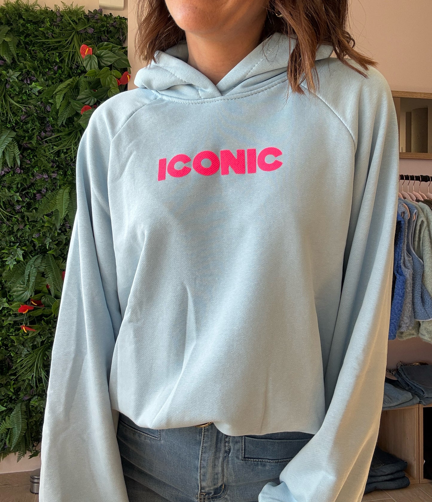Sweat Capuche Bleu ICONIC