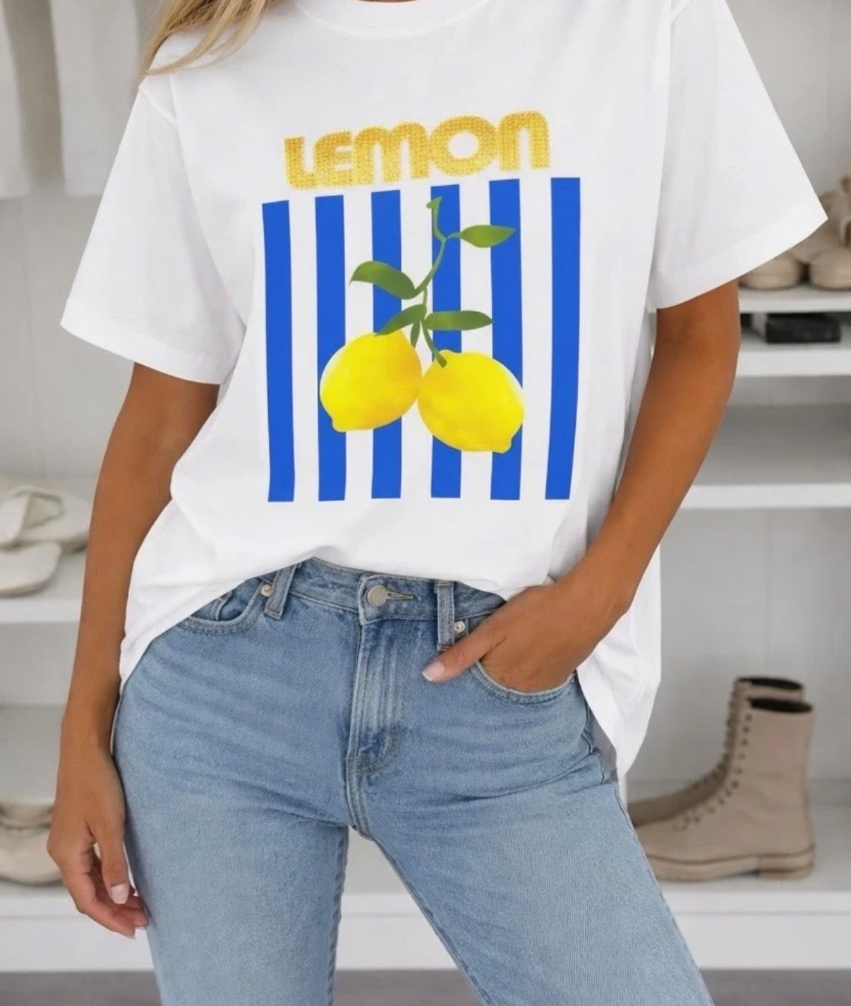 Tee Shirt Lemon Bleu