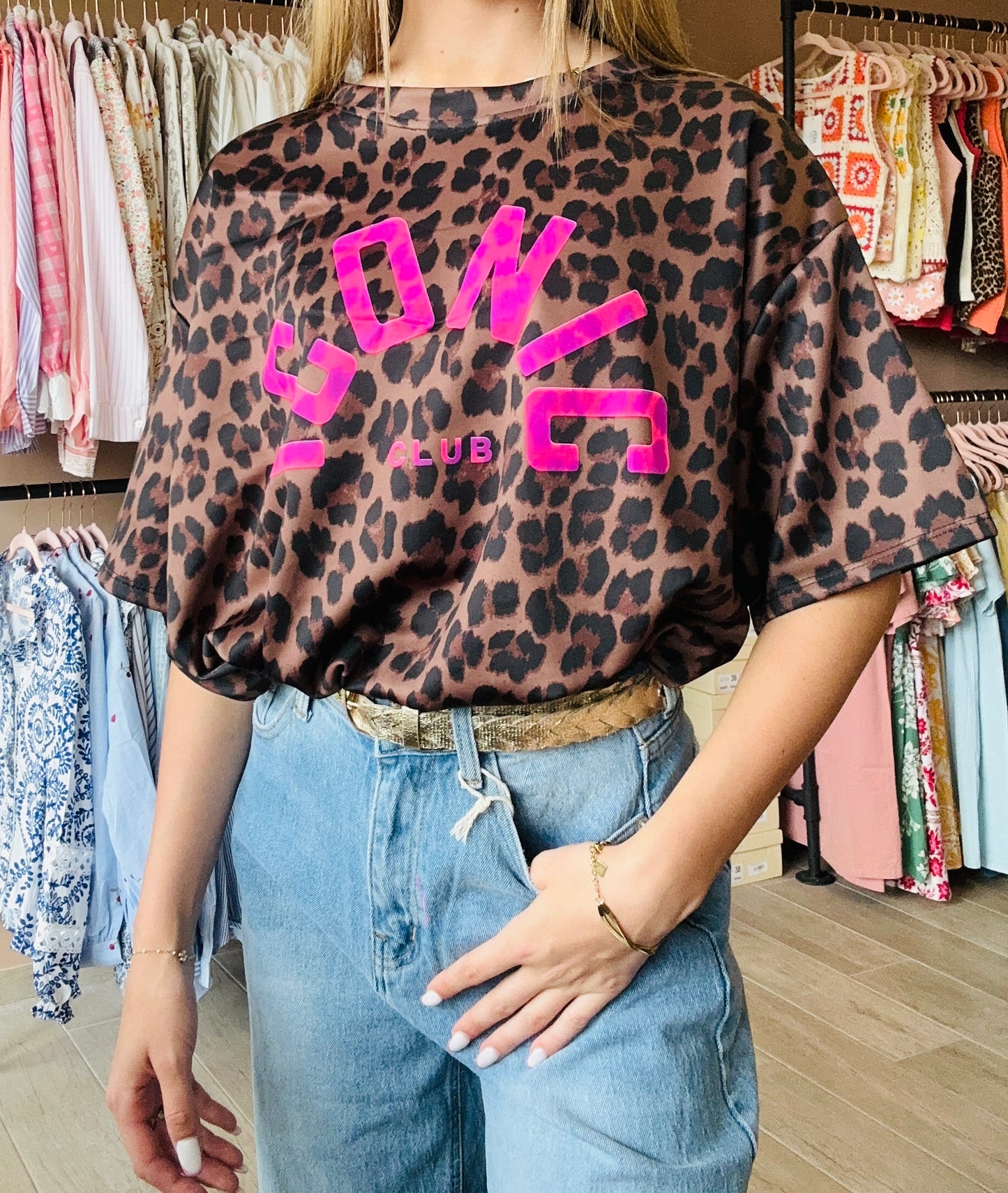 Tee shirt ICONIC Léopard