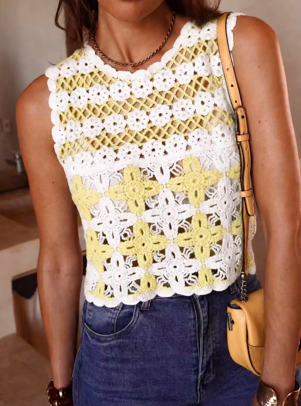 Top Elvianne Jaune