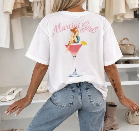 Tee Shirt Martini Girl