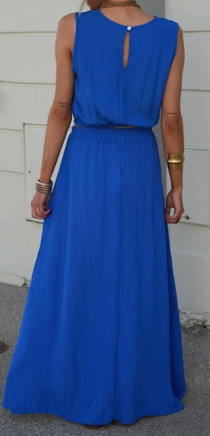 Ensemble Jupe Bleu roi