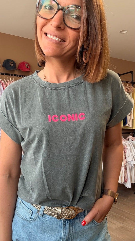 Tee Shirt Gris ICONIC