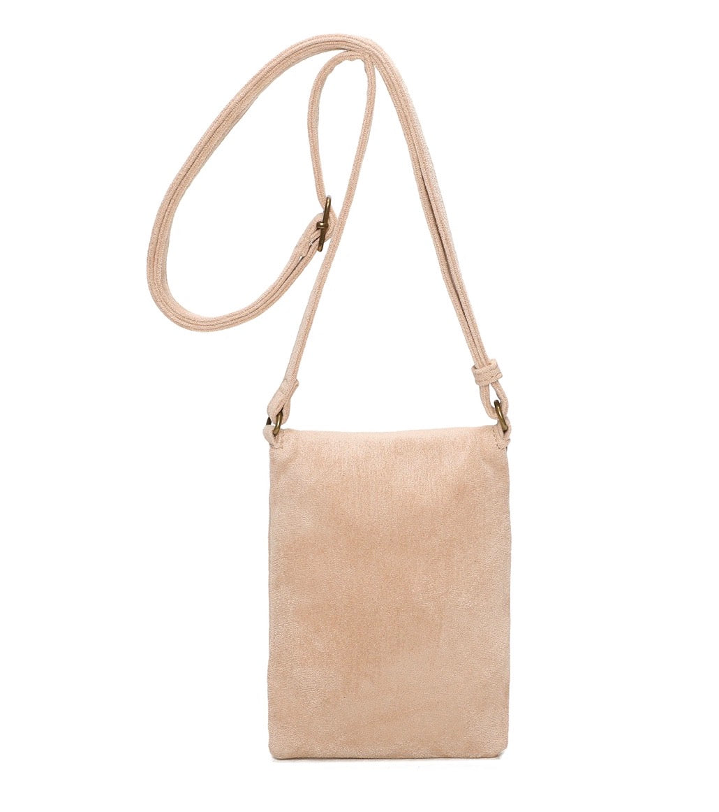 Pochette téléphone Taupe