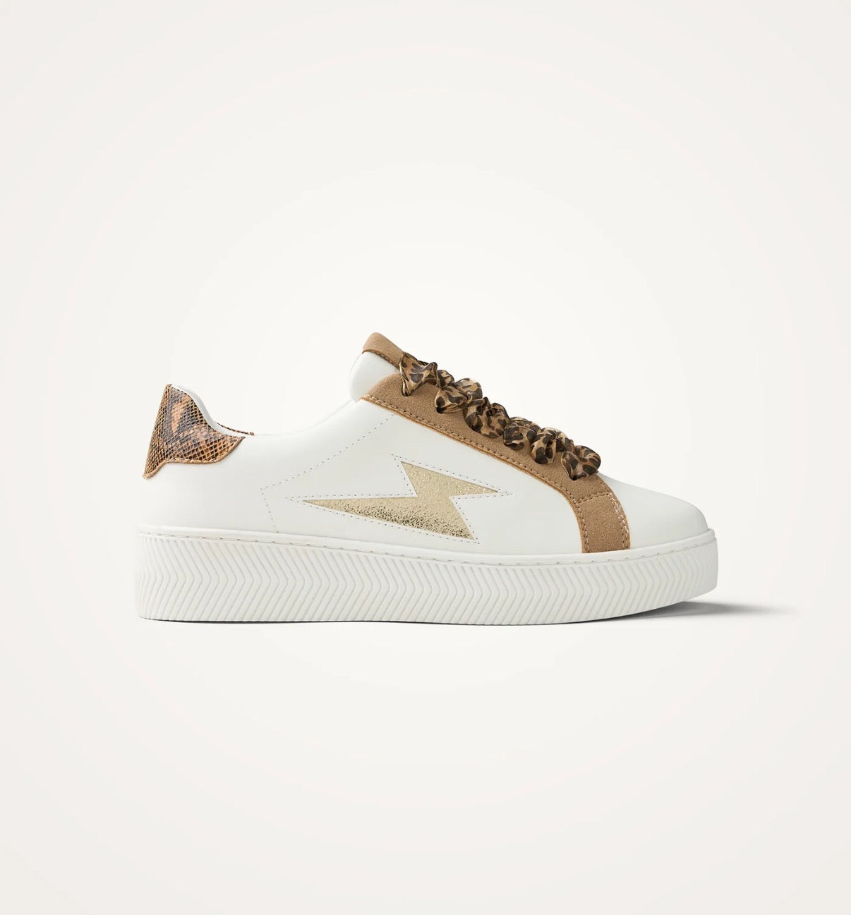 Basket Milie Camel/Léopard