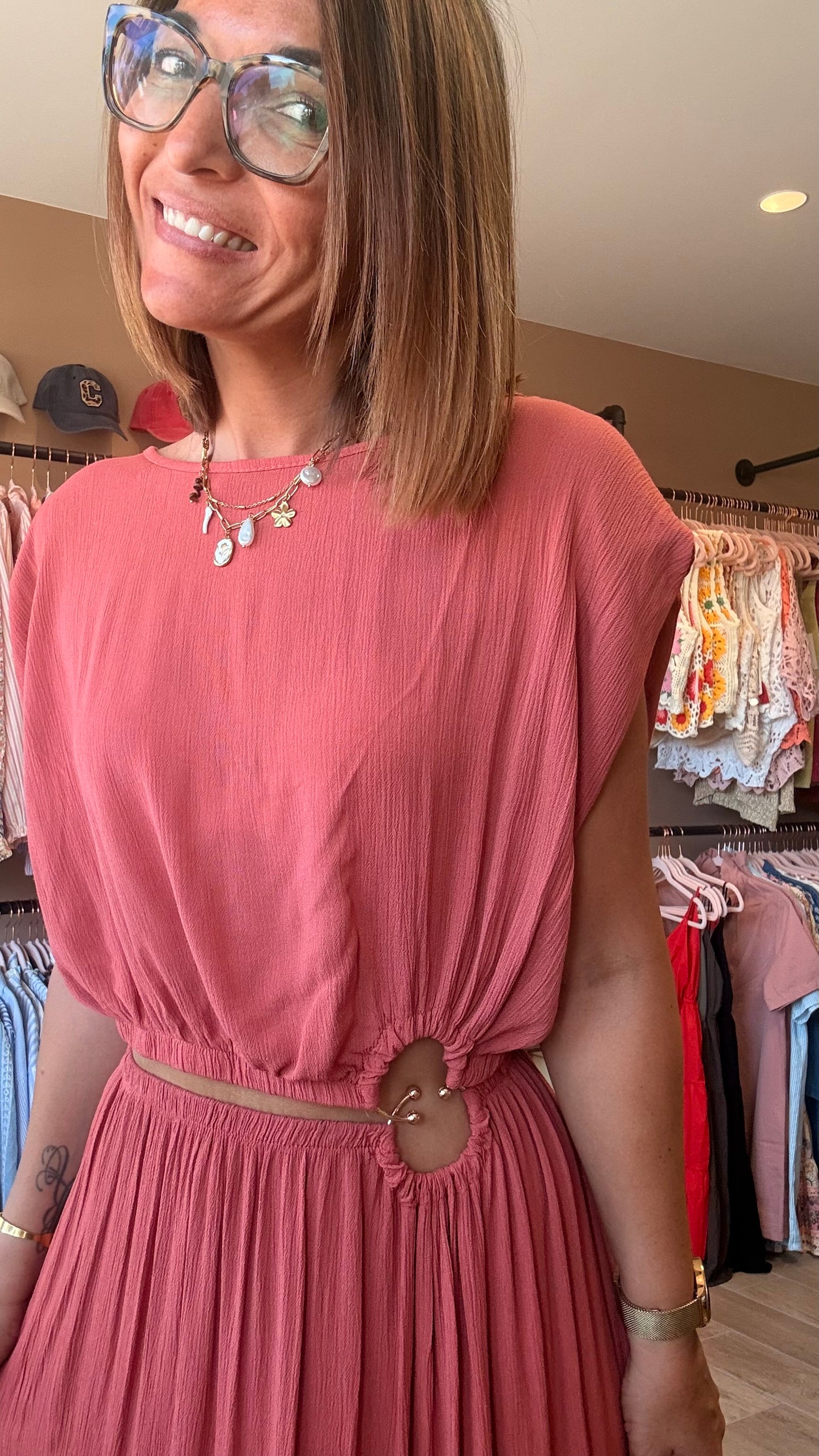 Ensemble Bijoux Corail