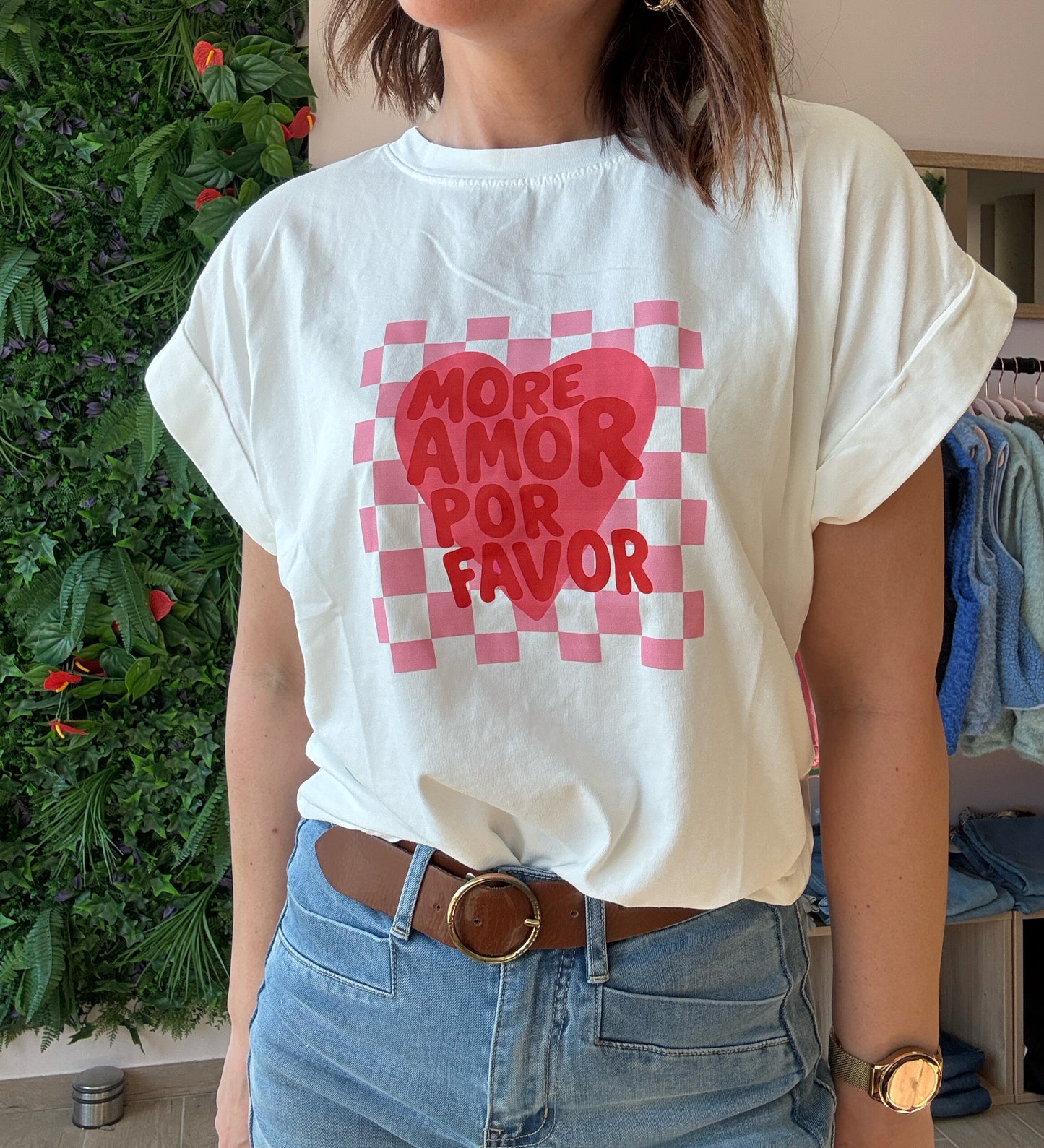 Tee shirt Blanc Amor