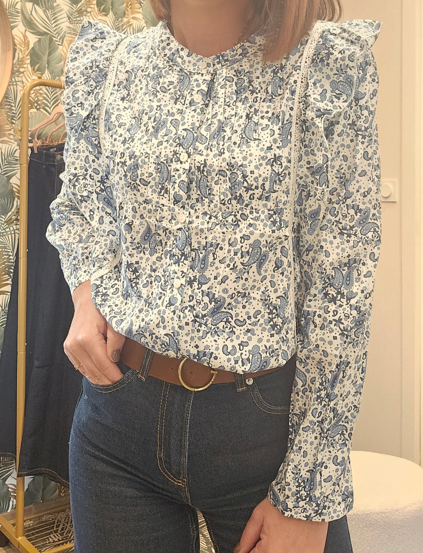 Chemise Bleue Liberty