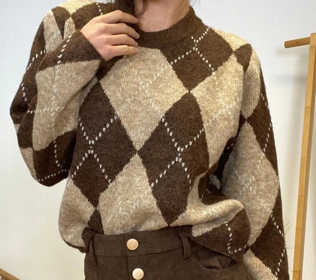 Pull Choco/Beige