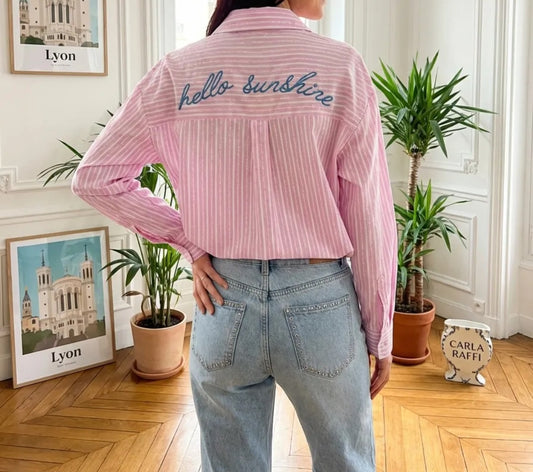 Chemise Rose "Hello Sunshine"