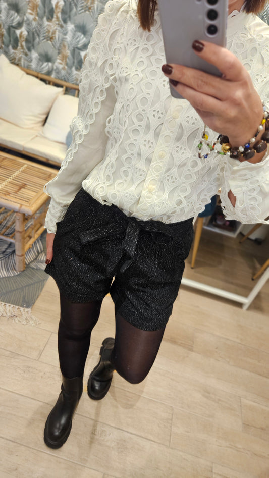 Short Noir Brillant