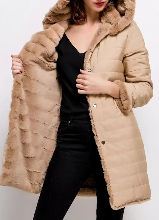 Manteau réversible Camel