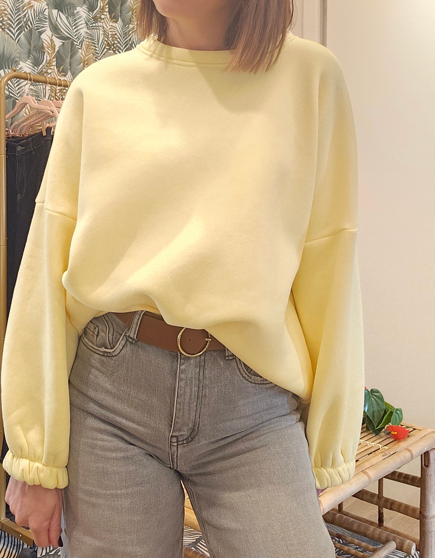 Sweat Jaune COPINE