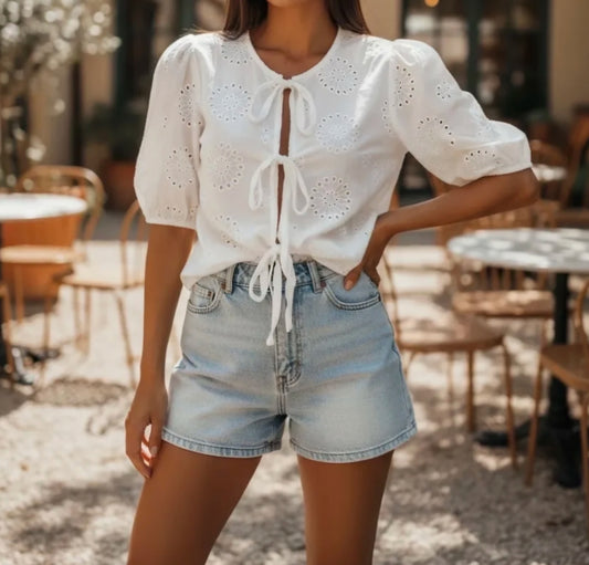 Blouse Broderie Blanche
