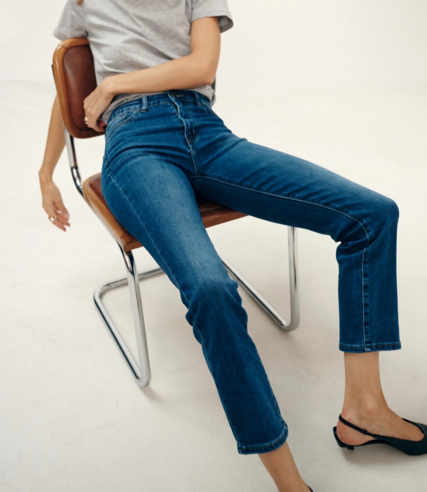 Jean Straight Bleu foncé
