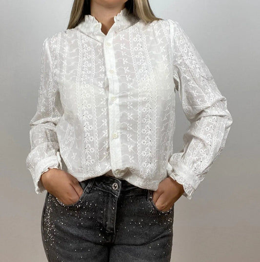 Blouse Blanche broderie