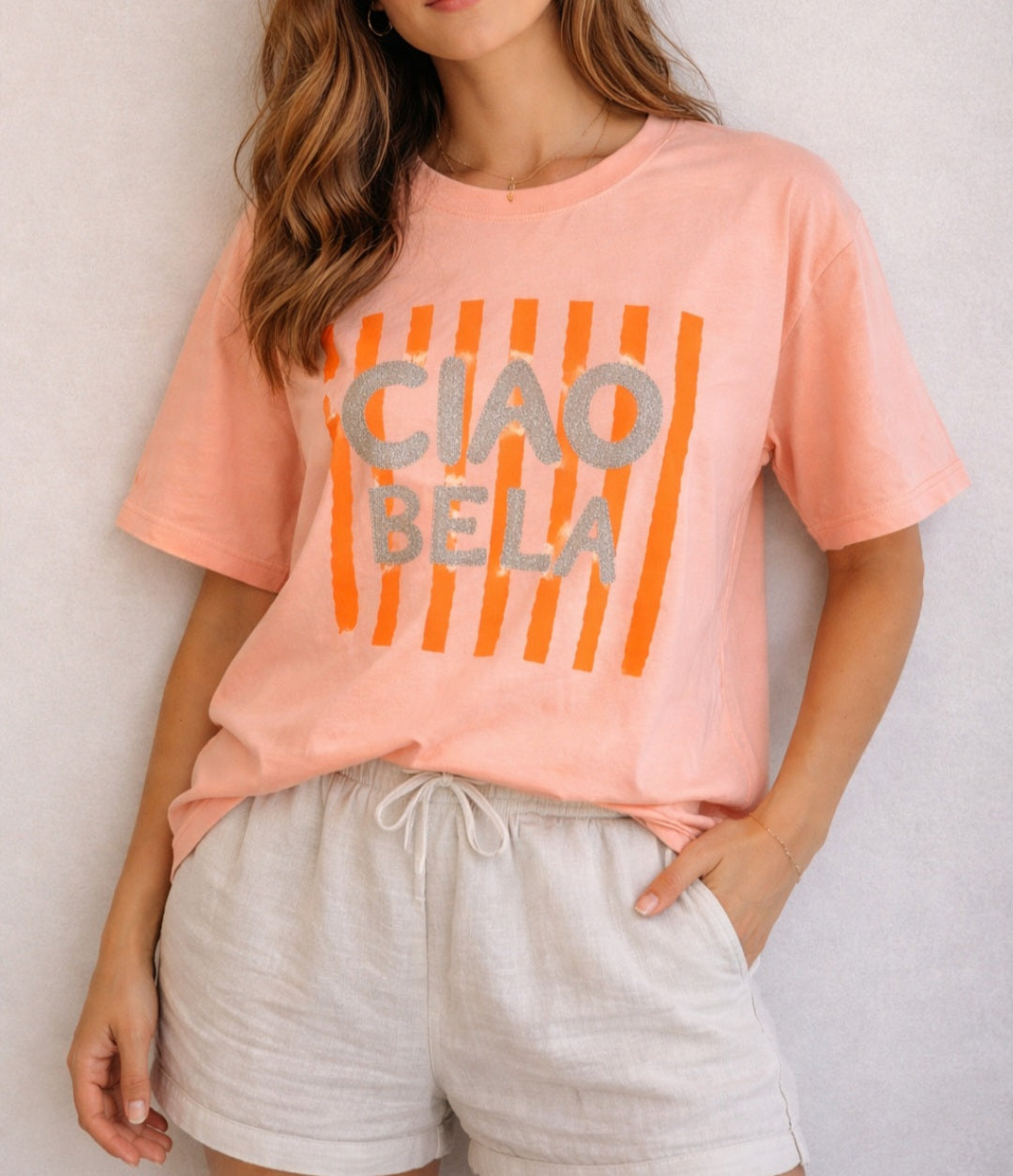 Tee shirt Saumon CIAO