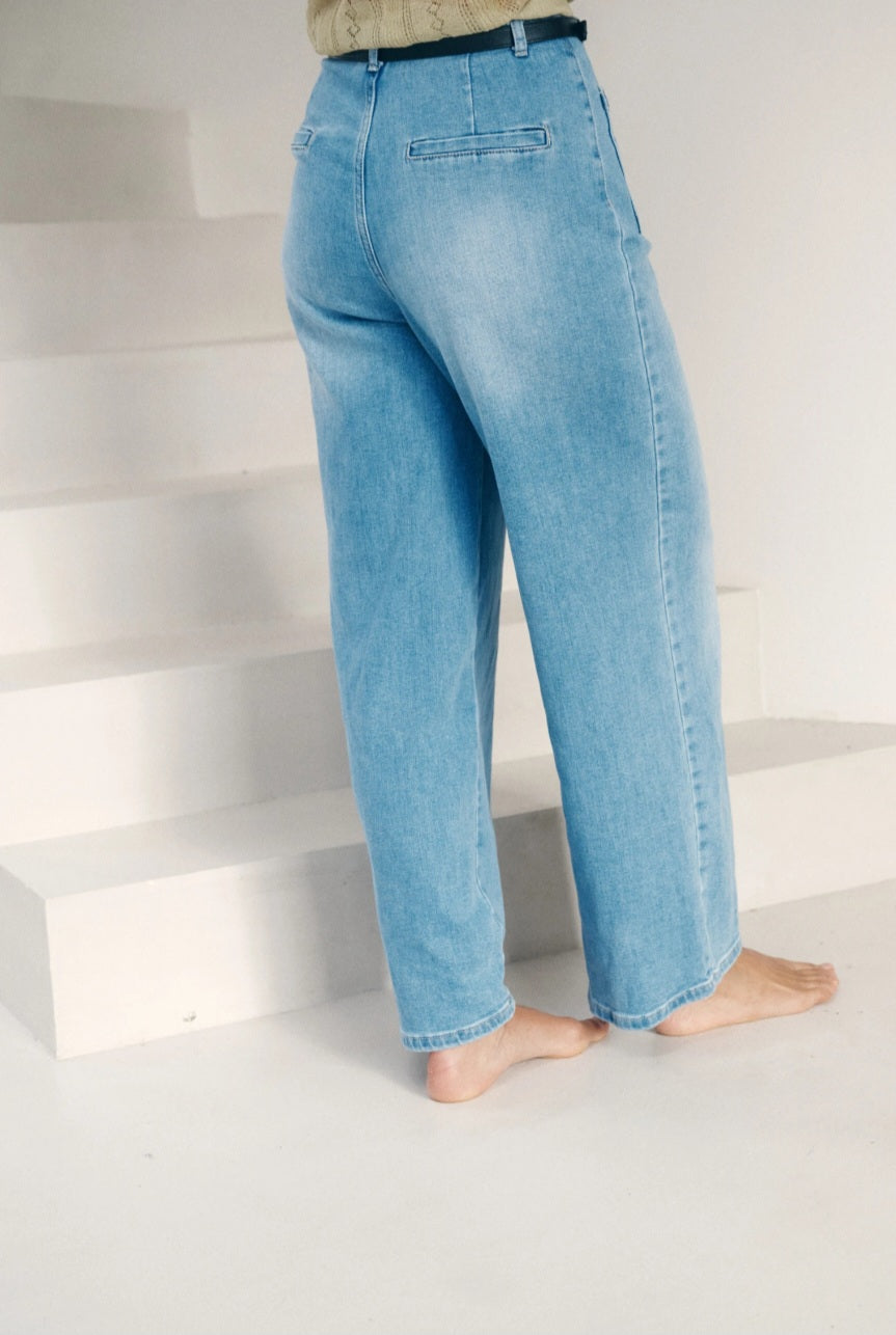 Jean Wide leg Bleu Clair